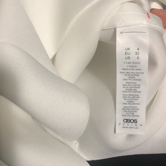 NWT ASOS bright white cold shoulder tank dress - Picture 8 of 12